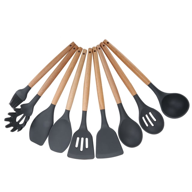 Herramienta Para Hornear, Utensilios De Cocina De Alta Temperatura, Con Mango De Madera Utensilios De Cocina Para Cocinar Hornear Mezclar YLSHRF Otros