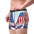 thumbnail image 2 of Kdxio Men's Boxer Briefs with Cute Gnomes in USA1 Print - Comfortable and Breathable Underwear for Everyday Wear, 2 of 5