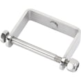 thumbnail image 2 of Speedway Motors Stainless Steel Spring Clamps for 2 Inch Wide Leaf Springs, Universal Fit Cross Spring Alignment Hardware with Hex Bolt, Front or Rear Suspension, 2 of 6