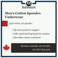 thumbnail image 3 of Stanfield's 2-Pack Adult Mens Cotton Stretch Boxer Briefs, Sizes S-5XL, 3 of 5