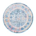 thumbnail image 3 of Unique Loom Brighton Collection Area Rug - Williamsburg (3' 3" Round Blue/Beige), 3 of 6