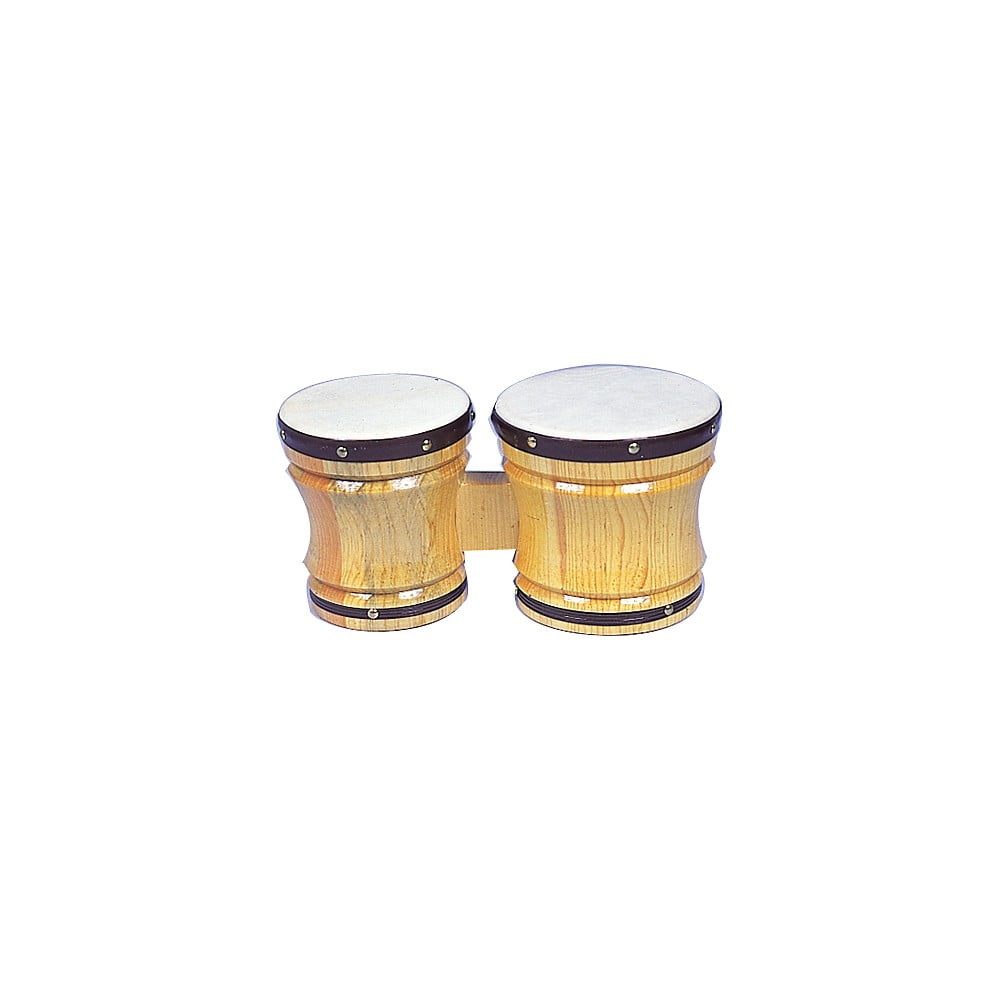 Unpainted 1177-15 Darice Wood Bongos with Stick