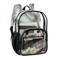 thumbnail image 5 of ALAZA Clear Backpack Marble Green PVC Transparent BookBag, 5 of 7