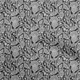 thumbnail image 1 of oneOone Viscose Jersey Black Fabric Asian Block Craft Projects Decor Fabric Printed By The Yard 60 Inch Wide, 1 of 4