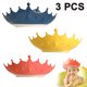 thumbnail image 1 of 3 uds. Gorro de baño para bebé, gorro de champú impermeable para niños pequeños, niñas y niños, protege las orejas, los ojos, corona de baño de silicona ajustable Adepaton 222187, 1 of 9