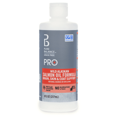 Pure Balance Pro  Wild Alaskan Salmon Oil Formula, Brain, Skin & Coat Support for Cats, EPA and DHA, 8 fl oz