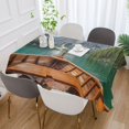 thumbnail image 2 of Yayeee Tablecloths for Rectangular Tables 60 x 108 inch Party Table Cover, Lake, 2 of 6