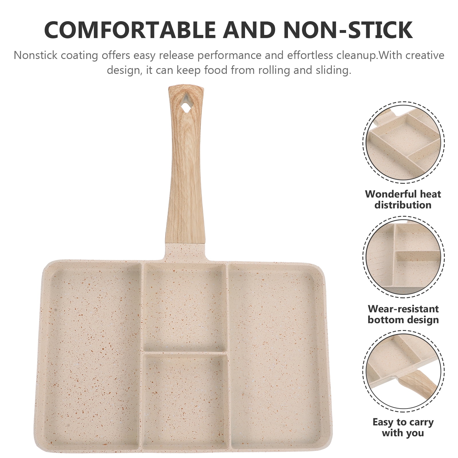 3 Count Non Stick Omelette Pan Steak Frying Child