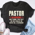 thumbnail image 4 of EcoLoom Pastor Warning Sermon Christian Preacher Minister Short Sleeve Unisex T Shirt, 4 of 6