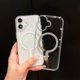 thumbnail image 4 of For iPhone 16 Case Compatible with MagSafe Protective TPU+PC Phone Cover - White, 4 of 5