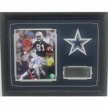 Nfl Autograph Signings - NFL 11x14 Autographed Frame, Terrell Owens Dallas Cowboys