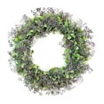 thumbnail image 3 of Godom Flocking Large Water Hyacinth Wreath For Front Door, 3 of 6