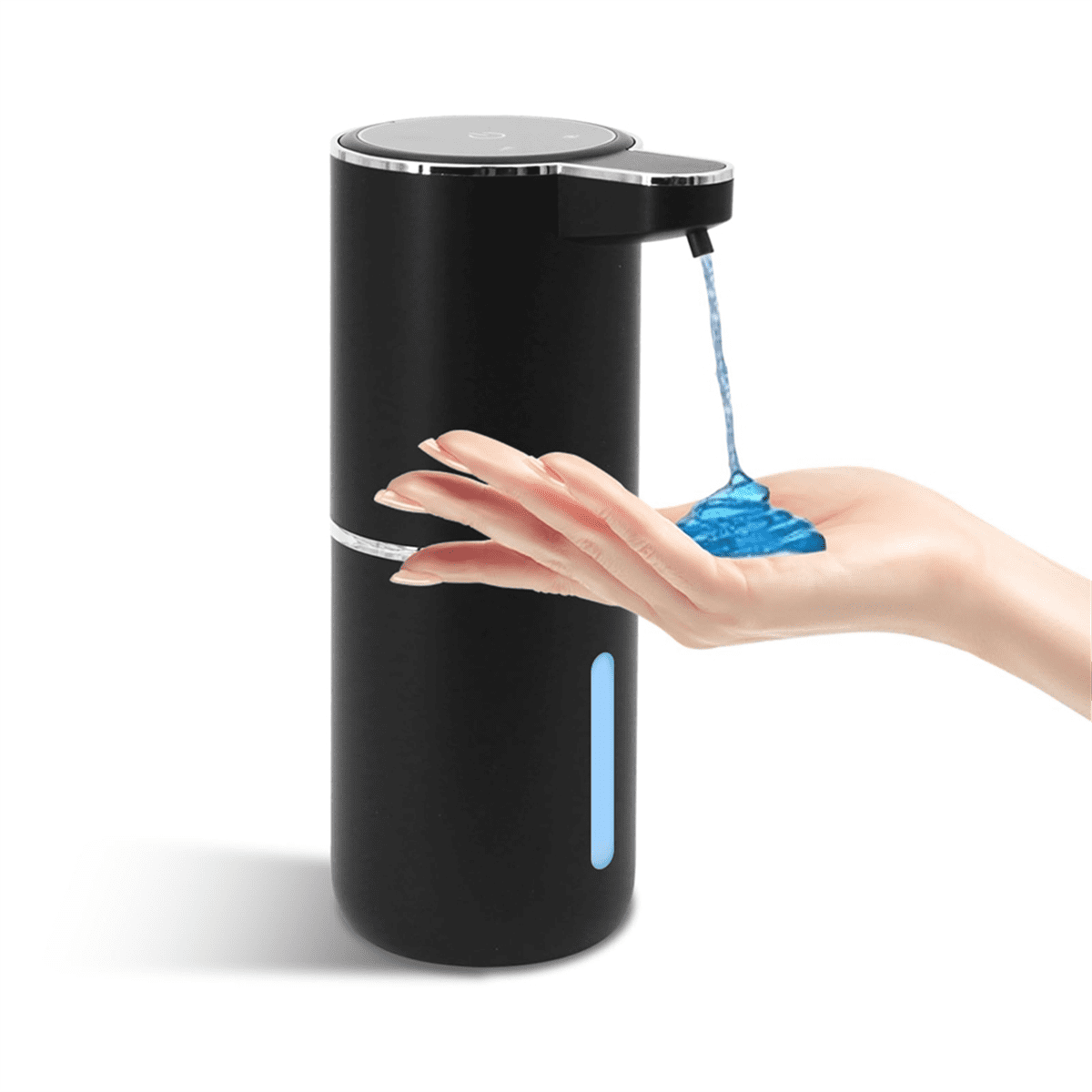 Liquid Soap Dispenser, Automatic Soap Dispenser,400ml Automatic Soap Dispenser Touchless, for Bathroom, Kitchen,Hotel,1 * Soap Dispenser 1 * USB Cable,Black