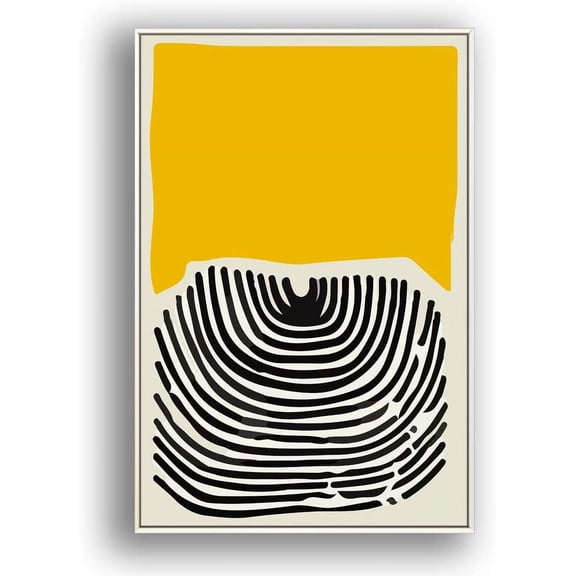 IDEA4WALL Framed Canvas Art Abstract Illustration Picture Prints for Modern Home Wall Decoration