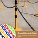 thumbnail image 5 of Cadena de plástico Uxcell, (1" OD, 9.84 FT, Amarillo)(2Set), Barrera de cadena de seguridad con 4 ganchos, adecuada para control de multitudes., 5 of 7
