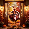 thumbnail image 6 of Thanksgiving Door Cover 35x71 inch, Funny Turkey Door Curtain, Fall Harvest Banner for Indoor Outdoor Decor Photo Booth Props, 6 of 6