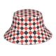 thumbnail image 1 of Balery Red and black argyle Sombreros para el sol para hombre y mujer, sombrero de pescador con UPF 50+, 1 of 6