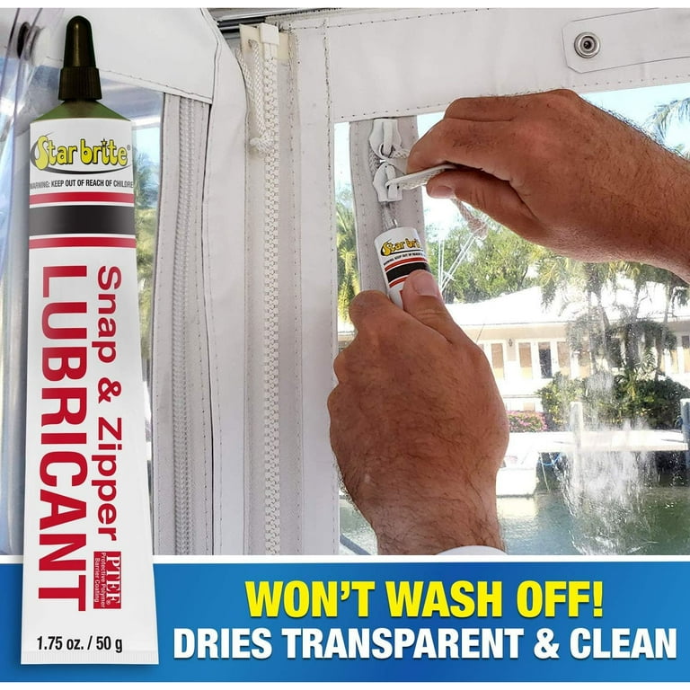 Star Brite 89102 Snap-Zipper Lubricant Tube Teflon PTEF Non-Toxic Boat  Marine