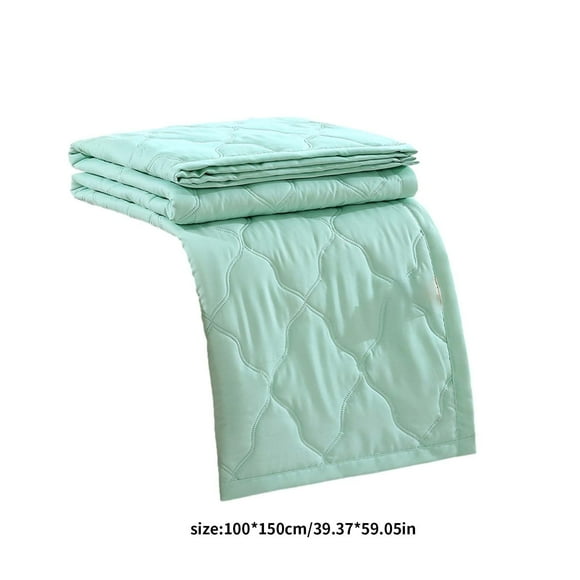 100x150cm Summer Quilt, Skin-friendly Plain Printed Washed Cotton Ventilation Quilt Lightweight Quilt for Summer Ultra-Soft Microfiber Modern Style