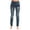 Medium Ripped Denim Stretch Fabric With Contrast, variant on Just Love Denim Wash Ripped Jeggings for Women