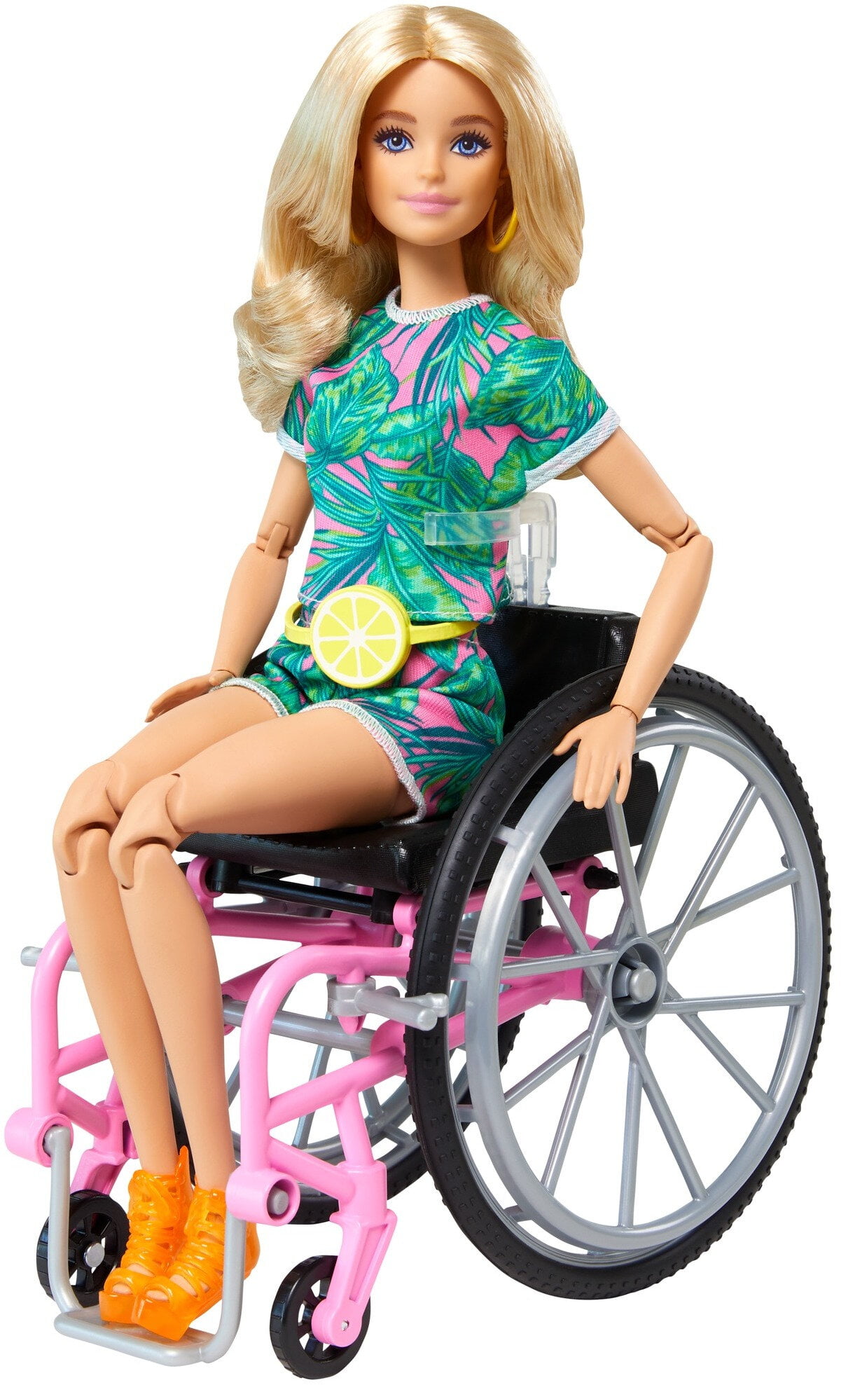 Barbie Fashionistas Doll #165 with Wheelchair & Long Blonde Hair 