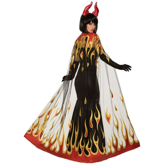 Adult Devil Fire Cape