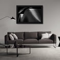 thumbnail image 3 of Greetje Van Son 24x17 Black Modern Wood Framed Wall Art Titled - Smooth Lines, 3 of 6