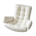 thumbnail image 2 of Cojín para silla colgante bohemia, cojín para muebles de patio, para exteriores e interiores. Blanco, 2 of 8