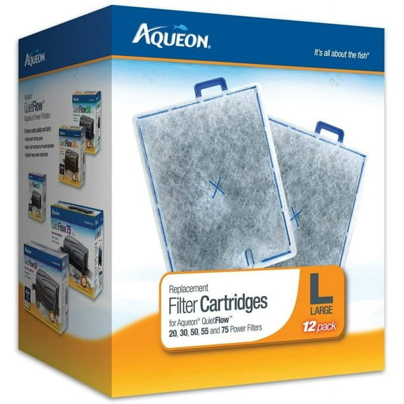 Aqueon Replacement Filter Cartridge Large 24 Count