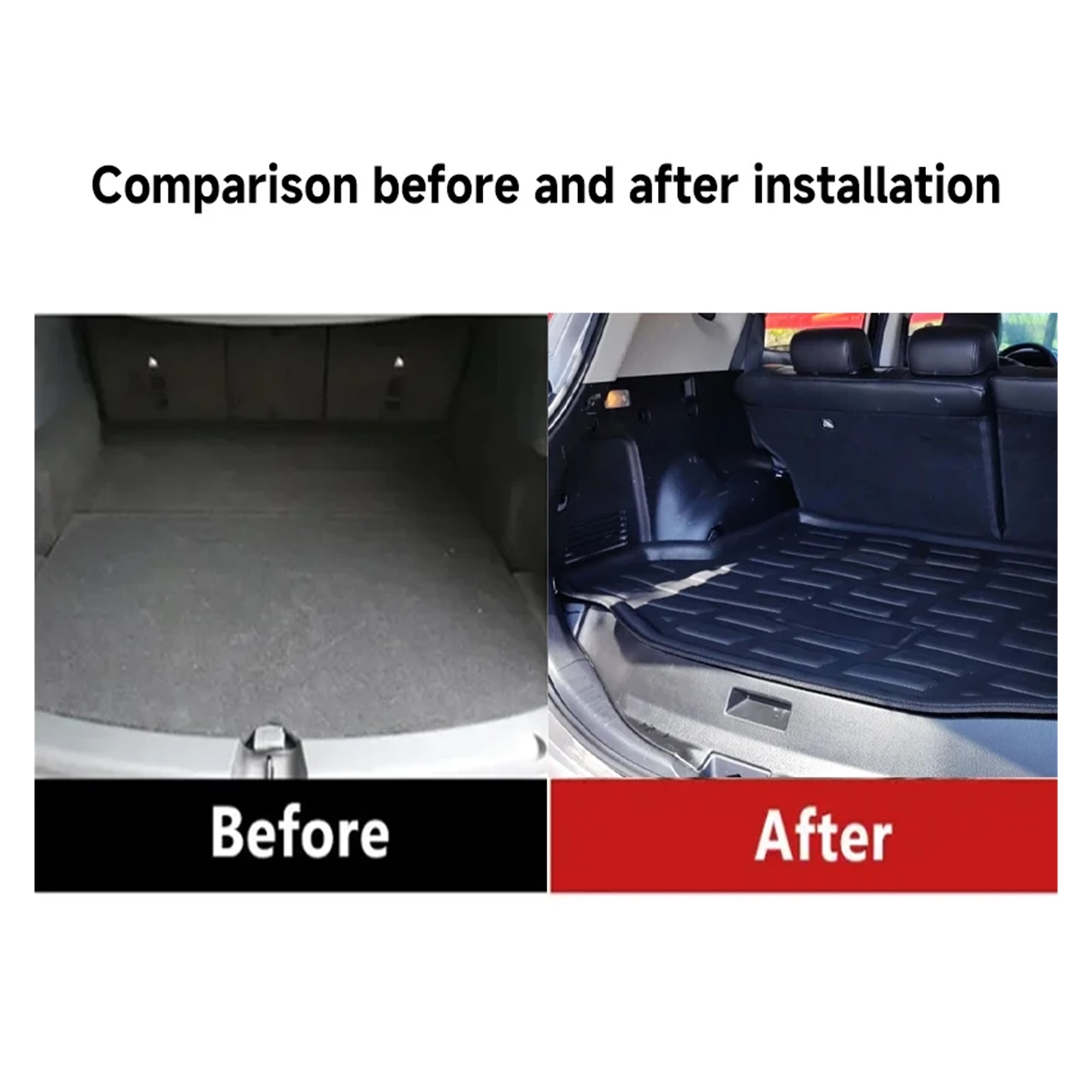 IRNUDENY Alfombra de cajuela Bandeja de piso Impermeable Forro de piso Compatible con Kia Seltos KX3 SP2 2021 2022-2025 3