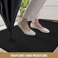 thumbnail image 6 of PABUBE Thin Indoor Doormat, Durable Dirt Trapper Entry Rug for Inside House, Non Slip Doormat Indoor Entrance, Low Profile Welcome Mat for Inside, Black, 24" x 36", 6 of 9