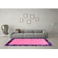 thumbnail image 3 of Ahgly Company Indoor Rectangle Abstract Purple Modern Area Rugs, 8' x 12', 3 of 4