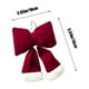 thumbnail image 3 of Christmas Red Flocking Bow Hanging Decoration Christmas Tree Decoration Hanging Decoration Window Decoration Arrangement Christmas Decorations., 3 of 6