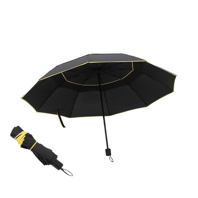 Sutowe Compact Golf Umbrella Extra Oversize Large Windproof,Black