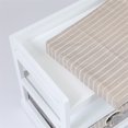 thumbnail image 4 of White Wood Storage Bench, 4 of 5