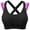 Black, variant on Womens Sports Bras Sports Bra Vest Push-Up Yoga Fitness Sports Bra With Removable Chest Pad Sports Bra Black L