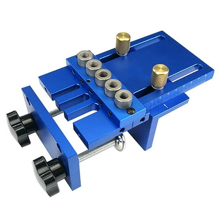 

Nuolin 3 in 1 Aluminum Alloy Jig Dowel Dowelling Jig Set Wood Dowel Drilling Position Jig Cam Jig Woodworking Locator Useful Tool Components