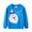 1# Blue, variant on FEDPOP Toddler Boys Christmas Sweatshirts Cotton Crewneck Santa Embroidery Kids Tops 3T