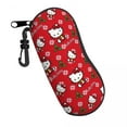 thumbnail image 1 of Hello Kitty Face Glasses Case Anti-Fall Kawaii Cartoon Sunglasses Storage Box Anti-Pressure Eye Contacts Case Loveliness, 1 of 7
