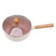 thumbnail image 5 of Cacerola antiadherente con tapa blanca para bebé, olla pequeña para comida complementaria, cocina casera, fideos instantáneos, sopa, leche, cacerola de 18 cm, 5 of 14
