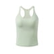 thumbnail image 1 of Chaleco corto con almohadilla para el pecho para correr, fitness, ropa clásica de yoga, transpirable, de secado rápido, para mujer, 1 of 6