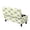 Green Palm Leaves, variant on Jiueut Green Palm Leaves Pattern Ottoman Cover Slipcover Rectangle Footrest Slipcovers Removable Washable Storage Foot Stool Cover Footstool Protector Covers Stretch Thick Jacquard Fabric, S