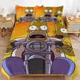 thumbnail image 6 of Simpsons Printing Bedding Sets Decorative 3 Pieces Bedding Set(1 Duvet Cover Set 2 Pillow Shams) 86"x70", 6 of 8