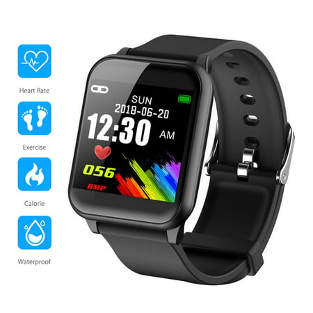 Bluetooth Smart Watch, EEEKit IP67 Waterproof Touchscreen Smart Wrist Watch with All-Day Heart Rate and Activity Tracking, Sleep Monitoring, Compatible with iOS Android Phones