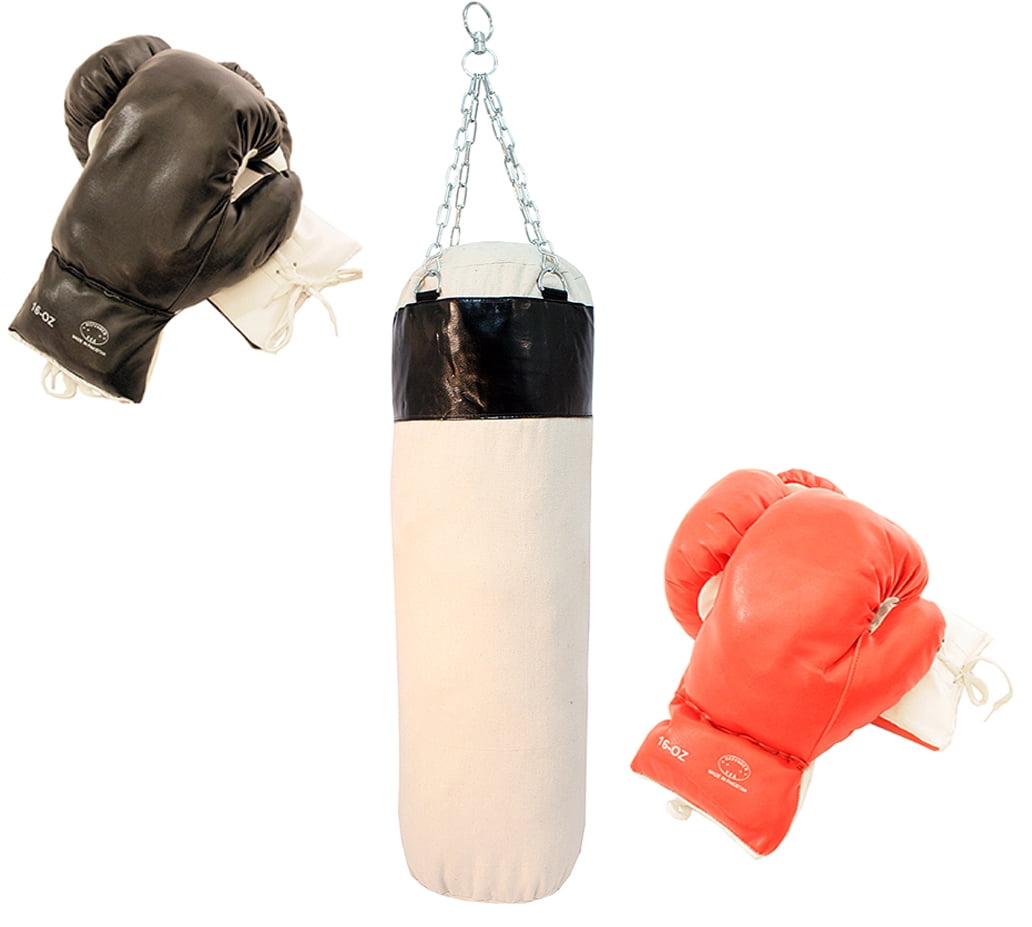 Last Punch Brand New 2 Pairs of Boxing Gloves with Punching Bag by LastPunch