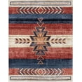 thumbnail image 2 of Well Woven Tulsa Dustin Modern Southwestern Crimson 6'7" x 9'3" Area Rug, 2 of 7