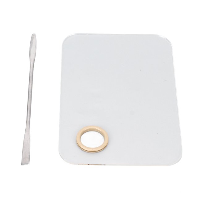 Eye Shadow Mixing Palette, Transparent Makeup Mixing Tray Palette Reusable Lightweight With Spatula For Lipstick For Beauty Salon For Pigment