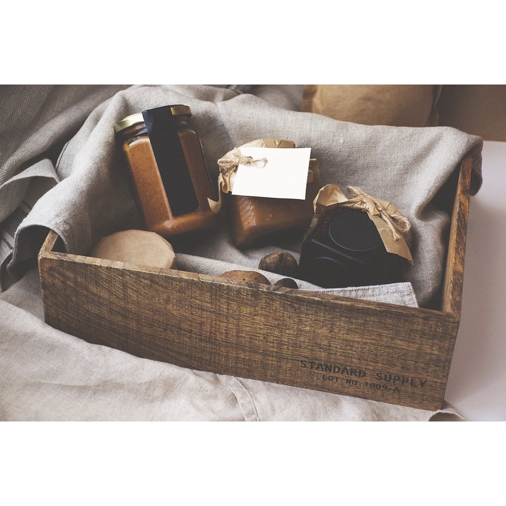 Download Bottle Box Food Mockup Storage Wooden Cloth-20 Inch By 30 ...