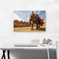 thumbnail image 2 of ARTCANVAS Elephant Rider Jaipur India Canvas Art Print - Size: 26" x 18" (1.50" Deep), 2 of 9
