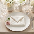 thumbnail image 3 of 12 Pack Jacquard Cloth Napkins, Washable and Reusable Table Dinner Napkins for Restaurant, Weddings and Parties Polka Dot 20x20inch, 3 of 6